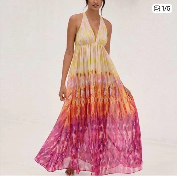 Anthropologie Multicolor Maxi Dress - Picture 3 of 6